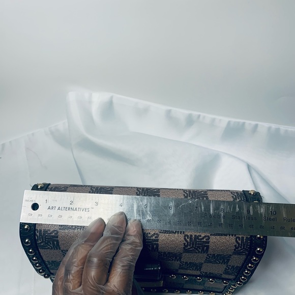 Steve Madden checkered cross body Purse (C+ condition) - Picture 13 of 16